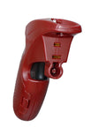 Quick Fix Incandescent Christmas Holiday Light Set Repair Tool | UL Listed (#230566), side view of red repair tool for lights