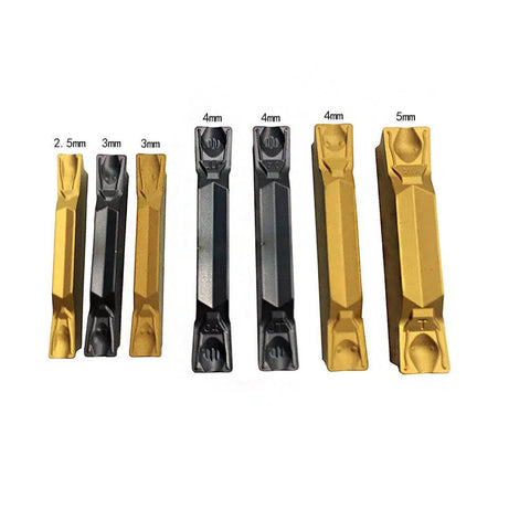 Indexable External Turning Grooving Carbide Inserts For Steel And Stainless Steel With Top Notch ZTED02503 MG YBC251 Coated