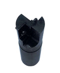 Indexable End Mill Holder With Gold Coated APMT1135PDER Carbide Inserts, 90 Degree Square Shoulder Milling Arbor, Three Quarter Inch Shank And Cutting Diameter, Includes Ten Inserts For Shoulder, Face Milling And Slotting.