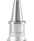 Front view of 3 Inch Indexable Face Mill Cutter With 1 Inch Arbor Hole NMTB40 Precision Milling Tool with 7 APKT1604 TiN Coated Inserts
