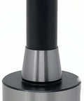 Front view of 4 Inch 90 Degree Indexable Face Mill With R8 Arbor Six Pro Grade APKT1604 Inserts Included Pre Installed For Steel And Metalworking