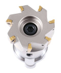 3 Inch Indexable Face Mill Cutter With 1 Inch Arbor Hole NMTB40 Precision Milling Tool Includes 7 APKT1604 TiN Coated Carbide Inserts For Aluminum And Steel NMTB 4518 Ideal For Metalworking Pros