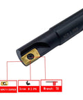 Indexable Milling Inserts APMT1135 With 90 Degree Square Shoulder For Steel Cutting Semi Finishing Includes One Half Inch Shank Tool Holder