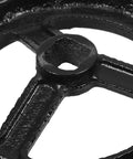 Directional Wheel Indoor Fire Hydrant Handwheel 4.72 Inch Valve Handle Replacement close-up view showing durable metal construction