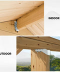 Indoor and outdoor use of 25 pcs 2x6 Joist Hanger, LU26 20 Gauge Double Shear Face Mount Joist Hanger, Hurricane Ties for Rafters Tie Brackets
