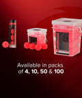 Indoor Pickleball Balls Multi-Pack – 26 Hole Fluorescent Ember Pickleball Balls, USAPA Approved, shown in various packaging sizes.