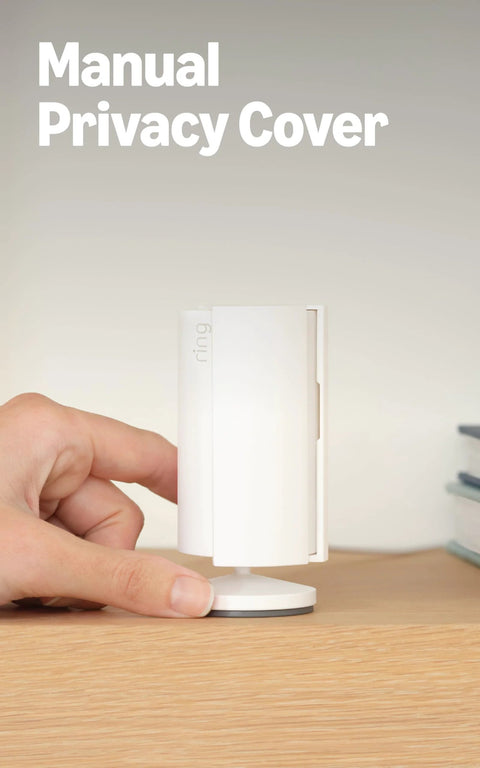 Compact indoor security camera captures crisp 1080p HD video with color night vision, live view, and real time motion alerts.