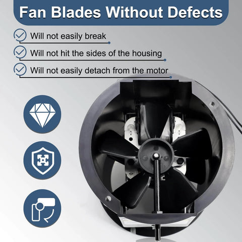 Draft Inducer Motor 903404 For Nordyne Nortek Intertherm Furnaces M1MB 070A BW Inducer Replacement with durable fan blades