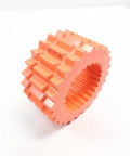 Orange Industrial 8H SF Coupling Sleeve for TB Woods Machinery with precision ridged design, heavy-duty performance focus.