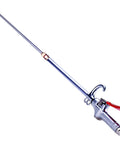 High Volume Powerful Industrial Air Blow Gun, 17-26 Inch Extensible Stainless Steel Air Flow Nozzle, 360 Degree Swivel Hook