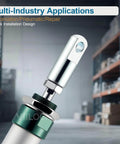2pcs Air Cylinder Rod Clevis End, M8x1.25 Female Thread I Type Connector Air Cylinder Accessories I-20 in industrial setting