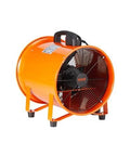 Industrial Portable Air Mover Blower Fan 12 Inch VEVOR 3198 CFM 585W durable steel design with visible vents, orange color