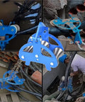 Industrial Cable Pulley Sheave with Anchor Shackle for Large Scale Laying in construction site operations