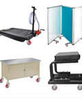 Industrial Heavy Duty Caster Wheels Available In 4 5 6 And 8 Inch Diameters By 2 Inch Width With Polyurethane Construction And 800 To 1500 Lb Capacity Per Wheel Ideal Replacements For Platform Carts Tool Boxes Furniture Pallet Jacks Inventory Carts And on various equipment