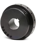 Built Tough Dura Flex Hub WE2H34 For Industrial Machinery Factory New By TB Woods, front view of power transmission hub.