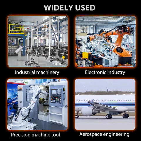 Set of Twelve Nickel Plated Shaft Collars with Hex Keys delivers secure clamping, featuring use in machinery, electronics, and aerospace.