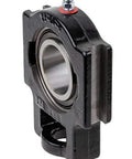 Heavy Duty Flange Block Ball Bearing With One And A Quarter Inch Shaft Built To Last Thanks To Interchangeable Cast Iron Housing Rexnord Link-Belt FB3S220E Industrial Grade Bearing with cast iron housing.