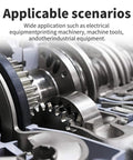 Industrial machinery featuring sleeve bearing for electrical equipment and printing machinery use in complex gear system