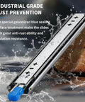 Heavy Duty Locking Drawer Slides Full Extension Runners With Lock Side Mount Ball Bearing Rails in water test