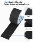 Heavy Duty 1x4 Inch Hook And Loop Strips With Adhesive Industrial Grade Double Sided Tape Mounting Strips With Back Adhesive details