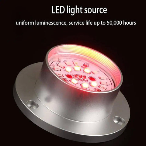 12V And 24V Industrial Alarm Light Three Color Warning Signal Tower With Aluminum Alloy Housing Beeper 85 dB Andon Light