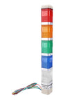 Industrial LED Signal Light Tower 110V AC With Continuous Light No Buzzer Red Yellow Green Blue White Stack Light LTA 402T5 Baomain