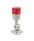 Industrial LED Signal Tower Stack Light With Rotatable Base Andon Style Column Lamp For Clear Warning Alerts 12V 24V DC Switchable Steady Or Flashing Modes 1 Layer No Buzzer Boss Level Visibility By LUBAN
