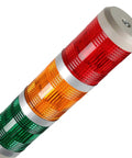 Industrial Signal Tower With LED Stack Lights And Built In Buzzer For Quick Warning And Safety 3 Layer Red Yellow Green LED Rings DC 12V
