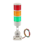Industrial Led Signal Tower Lights Three Layer Warning Column Lamp With Rotatable Base And Buzzer Strobe Beacon For Beefed Up Heavy Duty Mechanical Equipment Continuous Flashing Switchable 12 24V By Tiiyee