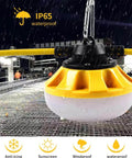 Industrial Grade LED Construction String Lights For Job Sites 100 Ft 10 Bulbs 10000LM Output Weatherproof And Linkable
