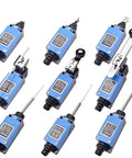 Pack of 9 momentary limit switches for industrial machinery 5A 220V sealed rotary roller lever switch, built tough sensor