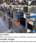 Heavy Duty Adjustable Leveling Feet With 3.14 Inch Base M12 Thread 1300 Pound Capacity for Workbenches Machines and Cabinets installed on factory machines.