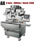 Industrial machine with Heavy Duty PU Wheel Caster Set With 360 Degree Swivel Casters And Double Brakes, set of 4.
