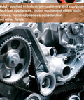 Close-up of a mechanical assembly showcasing electrical and motor equipment components, highlighting industrial machinery usage.