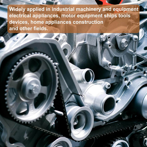 Close-up of a mechanical assembly showcasing electrical and motor equipment components, highlighting industrial machinery usage.