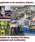 Heavy Duty Cast Iron Machine Leveling Feet Pads Set With 4 Adjustable Machinery Pads in various heavy equipment applications