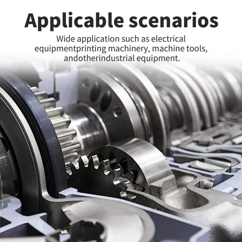 Close-up of gears in industrial machinery illustrating application for 4 Pcs Sleeve Bearings 12mm Bore 15mm OD 12mm Length Oilless Bronze Sintered Bushing.