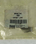 Industrial Grade 0.500 Pitch ANSI 40 Roller Chain Offset Link For Heavy Machinery And Conveyors REX-40 Compatible by REXNORD in packaging