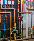 Installed Two Pack Three Quarters Inch Push Fit Ball Valve With Disconnect Clip Full Port Push To Connect Water Shut Off Valve
