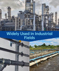 Industrial applications of Stainless Steel Tee Pipe Fittings 2 Pack 1 Inch By 1 Inch By 1 Inch Female Thread 3 Way Tube Fittings.