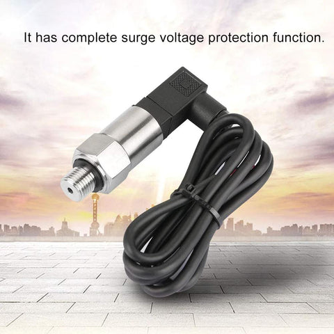 Industrial Pressure Transducer With 4-20mA Output And G1 Quarter Inch Thread For Water Gas Oil 0 To 1 MPa Range Silicon Sensor