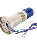 Alarm Warning Continuous Light 24V DC Heavy Duty Industrial Buzzer Signal Tower With Blue LED Model LTP 502TJ side view