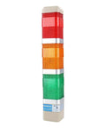 Industrial Signal Light Tower LED Indicator With Red Green Yellow LEDs 24V DC 2W LTA 402T Square Column Warning Light For Machinery Continuous Light