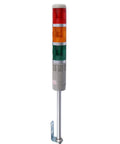 Industrial Signal Tower With LED Stack Lights And Built In Buzzer For Quick Warning And Safety 3 Layer Red Yellow Green LED Rings DC 12V Power