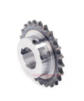 Industrial Drive Sprocket Wheel for Machinery 20 Teeth 45 Steel Chain Gear 06B High Wear Resistant Sprocket side view