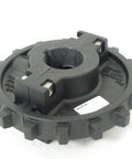 Front view of Heavy Duty Industrial Sprocket Gear With 1 Keyway And 16 Teeth For Transmission Systems Rexnord 614-62-3 Sprocket 10019896.