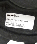 Heavy Duty Industrial Sprocket Gear With 1 Keyway And 16 Teeth For Transmission Systems Rexnord 614-62-3 Sprocket label close-up