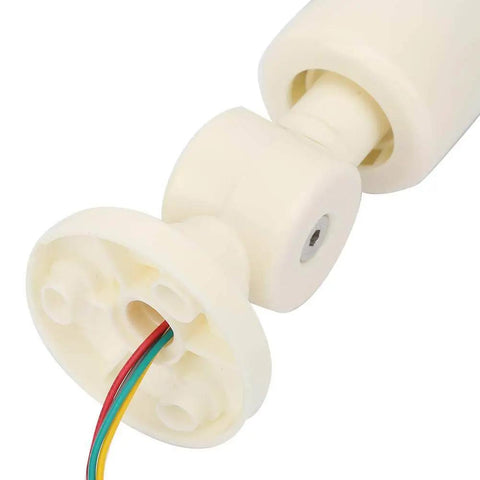 Close-up of wiring and foldable base of 24V Industrial Tower Safety Stack Light with Ultra Bright LED Indicators and Built In Buzzer Up To 85dB