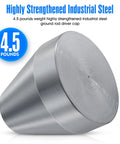 Ground Rod Cap Driver Pad Hammer For One Half Inch Five Eighth Inch And Three Quarter Inch Grounding Rods Industrial Steel