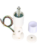 Three In One Industrial Warning Light With Red Yellow Green LEDs And Built In Buzzer On A Rotating Base Super Bright High Intensity